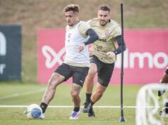 Meia retorna, mas treina em separado no Vitória Daniel Jr saida