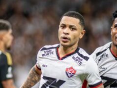 Vitória deve melhorar aproveitamento para fugir da degola do primeiro turno cropped Matheuzinho e Jamerson