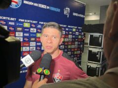 “A gente tem assimilado muito rápido”, diz Osvaldo sobre novo momento do Vitória Osvaldo