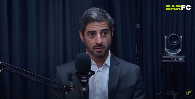 André Sica no bar fc