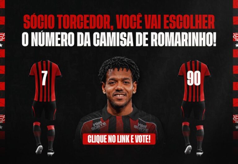 Vitória convoca sócios para escolher camisa de Romarinho