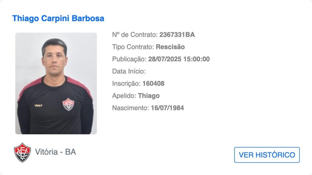 Rescisão de contrato de Carpini é publicada no BID 1 image 2