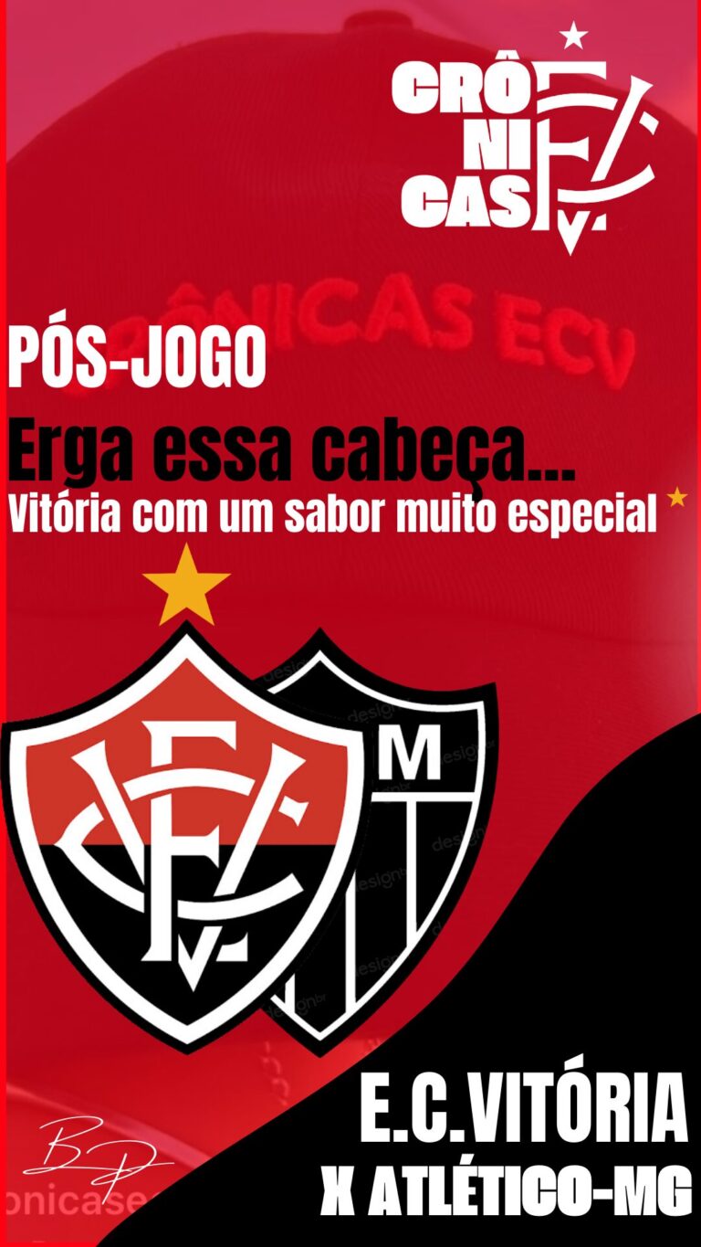 Erga essa cabeça…: Vitória com um sabor muito especial