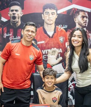 Osvaldo e filho Bernardo