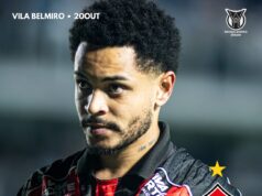 Vitória vence como visitante e empata com Santos na tabela Matheuzinho