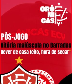 Vitória maiúscula no Barradas: Dever de casa feito, hora de secar