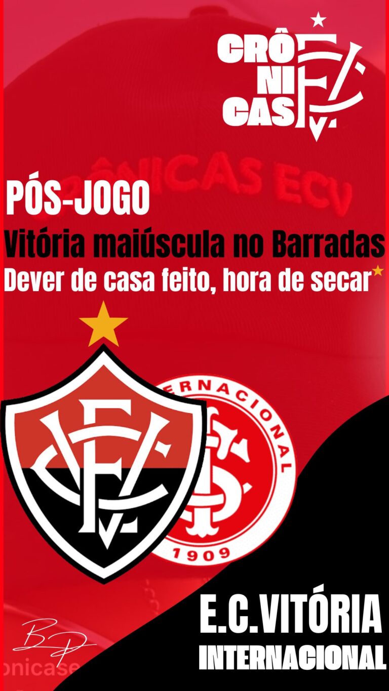 Vitória maiúscula no Barradas: Dever de casa feito, hora de secar