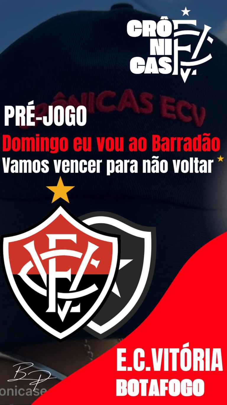 Domingo eu vou ao Barradão: Vamos vencer para não voltar