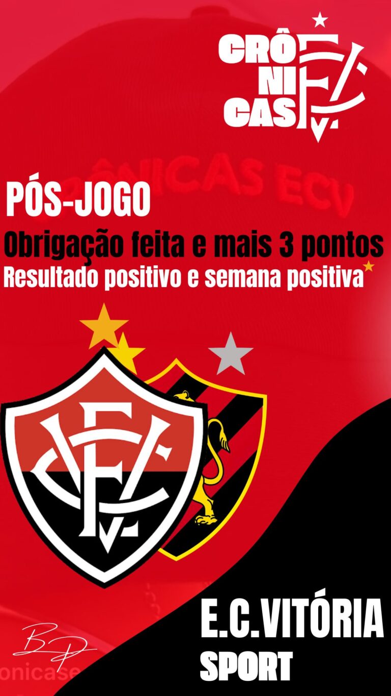 Obrigação feita e mais 3 pontos: Resultado positivo e semana positiva