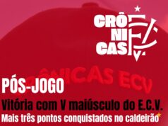 Vitória com V maiúsculo do E.C.V.: Mais três pontos conquistados no caldeirão