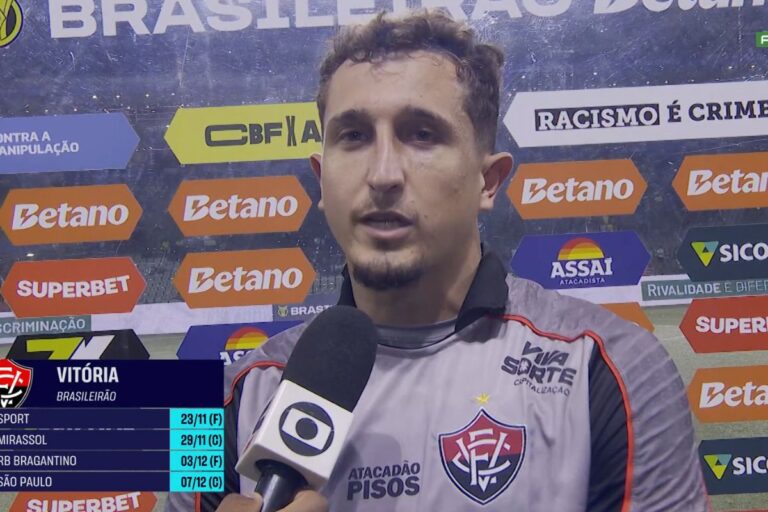 Vitória descarta renovação de Thiago Couto e encerra negociação