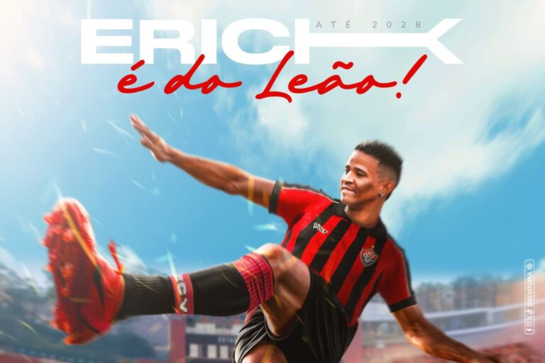 Vitória oficializa renovação de Erick