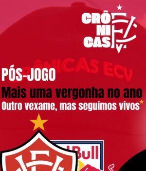 Mais uma vergonha no ano: Outro vexame, mas seguimos vivos