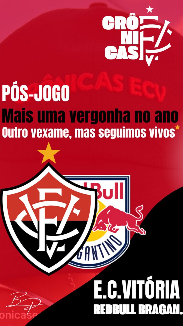 Mais uma vergonha no ano: Outro vexame, mas seguimos vivos