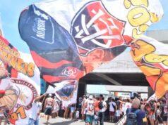 Torcida do Vitória é convocada para embarque do time para Bragança Paulista