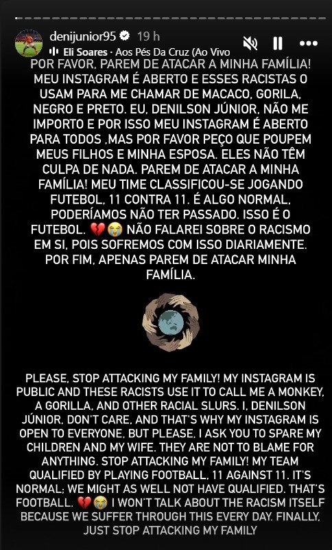 Ex-Vitória é vítima de racismo no futebol asiático 1 Denilson stories