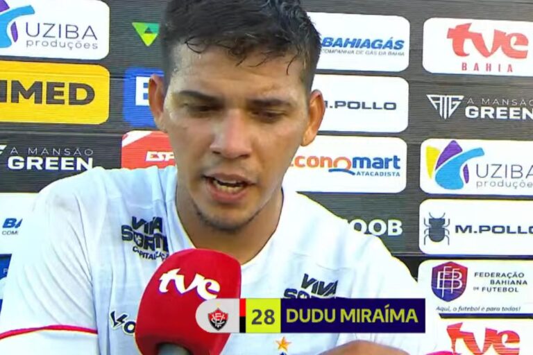 Dudu Miraíma reconhece dificuldade em empate do Vitória contra o Jequié