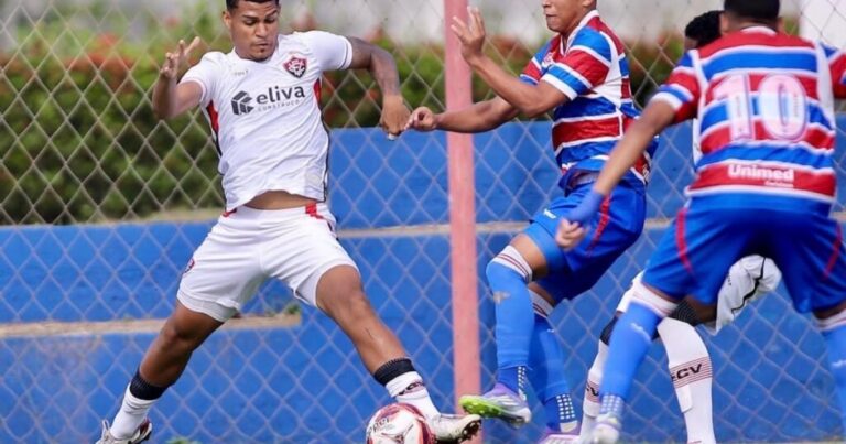 Vitória empata com o Fortaleza e assume 4º lugar no Sub-20