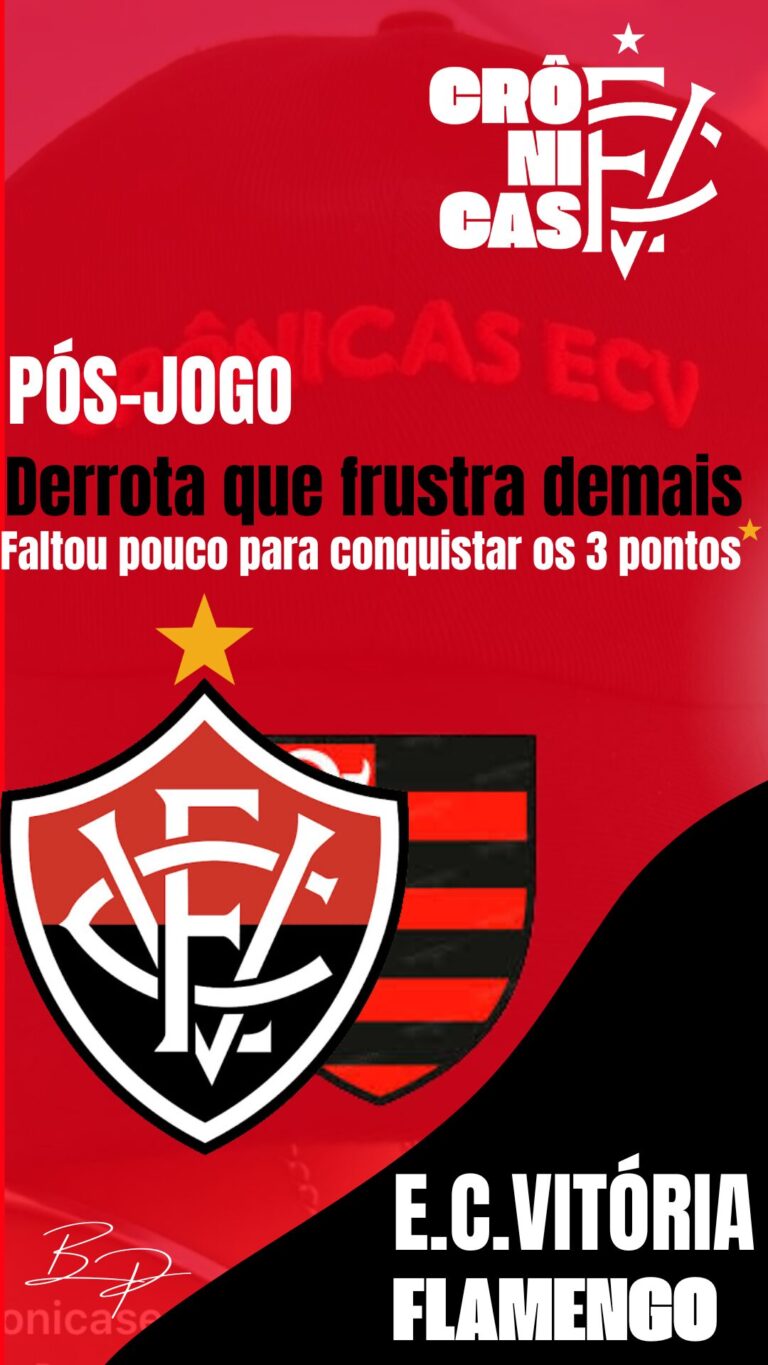 Derrota que frustra demais: Faltou pouco para conquistar os 3 pontos