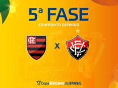 Vitória enfrentará o Flamengo na 5ª fase da Copa do Brasil