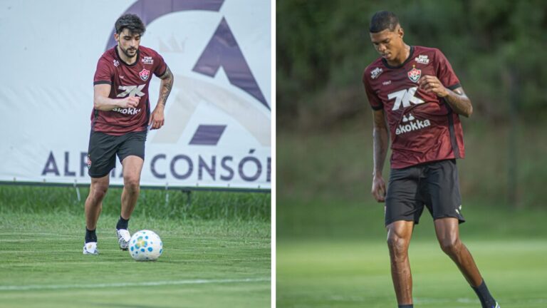 Vitória tem dupla em fase final de recuperação de lesão