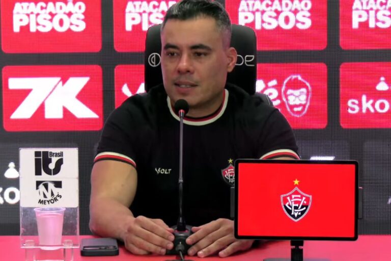 “Por mim vou sempre com força máxima”, diz Jair Ventura após Vitória vencer a Juazeirense