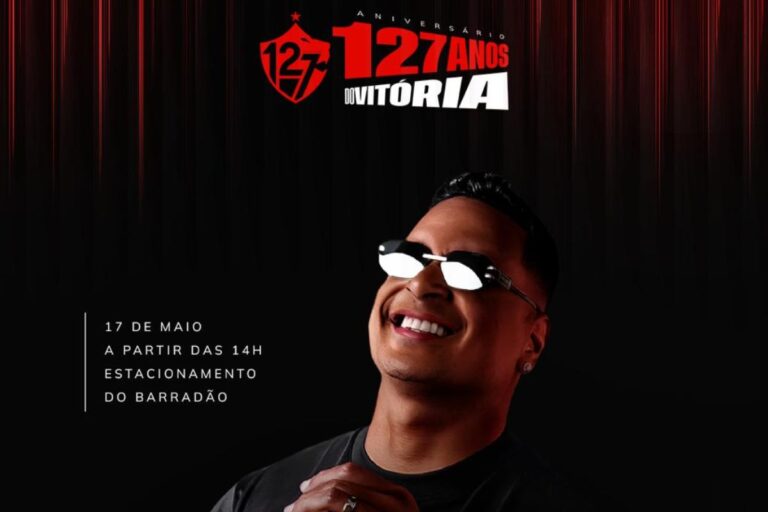 Vitória fará festa de 127 anos com show de Xanddy