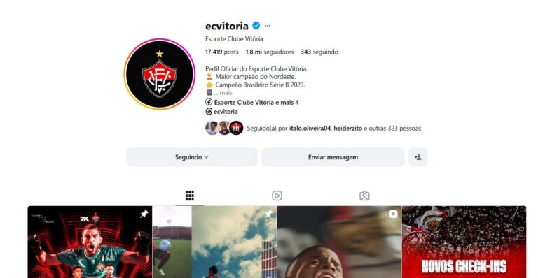Vitória lidera crescimento nas redes sociais do Nordeste em maio