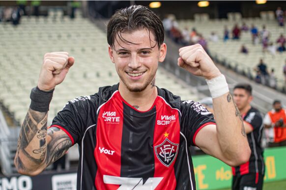 Vitória não terá Diego Tarzia e mais dois para jogo contra o Vasco pela Copa do Brasil